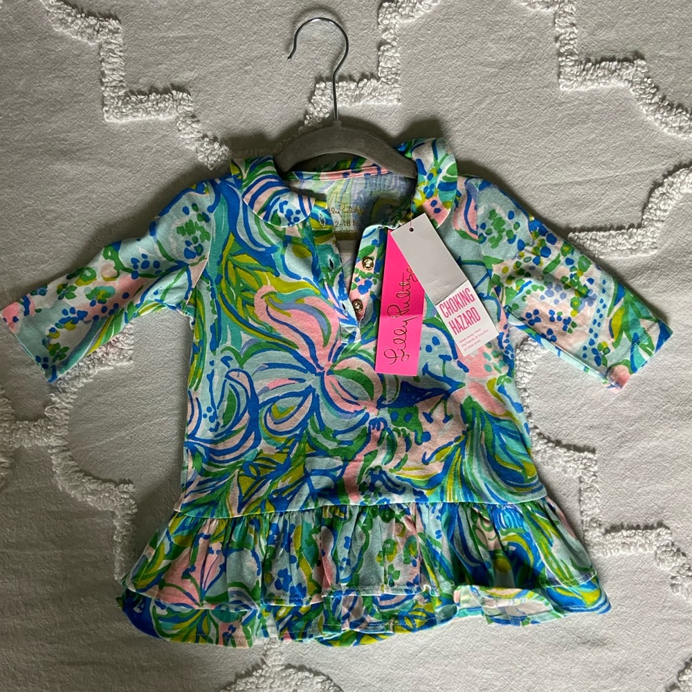 NWT Lilly Pulitzer Amelia Infant Polo Dress